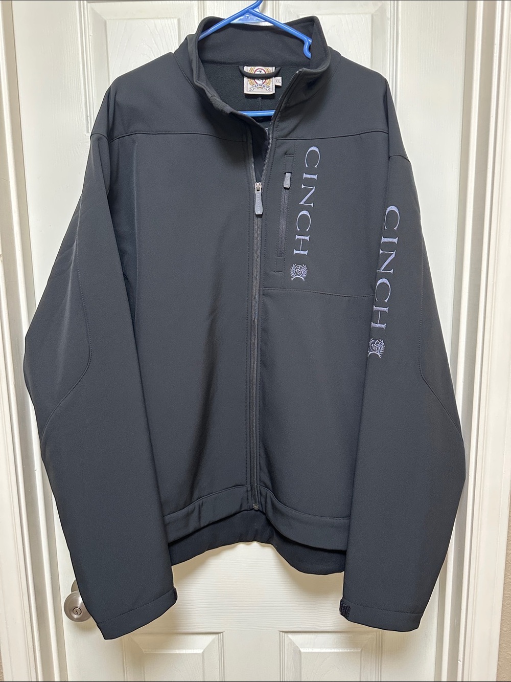 Cinch Men's Black Lightweight Softshell Jacket with Logo
